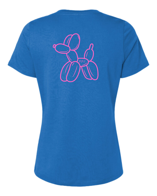 Blue and Pink tee