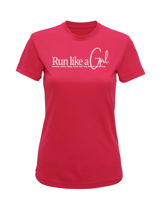 Run Like a Girl - pink